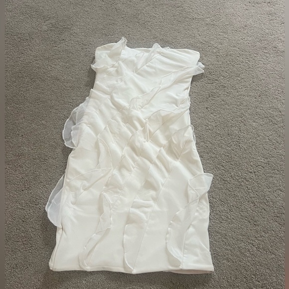 Oh Polly White Mini Dress Size 2 - Picture 1 of 2